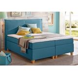 Home affaire Boxspringbett "Houssay", inkl. Topper, 5 Breiten, 2 Härtegraden auch in Überlänge 220 cm