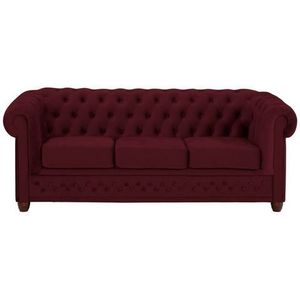 Home affaire Chesterfield-Sofa »New Castle«, mit hochwertiger Knopfheftung in Chesterfield-Design, B/T/H: 203/86/72