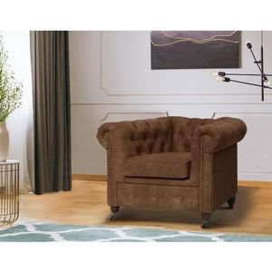 Home affaire Chesterfield-fauteuil Aarburg luxueuze capitonnage en siernagels in chesterfield-design