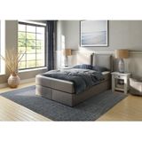 Home affaire Boxspringbett "Lysann", 5fach verstellbares Kopfteil, in 4 Breiten, 3 Matratzenarten