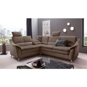 Places of Style Ecksofa »Cardoso L-Form«, Federkern, wahlweise mit Bett, Schubkasten, teilweise Relaxfunktion