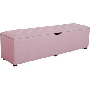 Places of Style Hockerbank »Knobbed«, Hockerbank mit Stauraum, Breite 120 cm und 160 cm