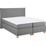 Home affaire Boxspringbett "Houssay", inkl. Topper, 5 Breiten, 2 Härtegraden auch in Überlänge 220 cm