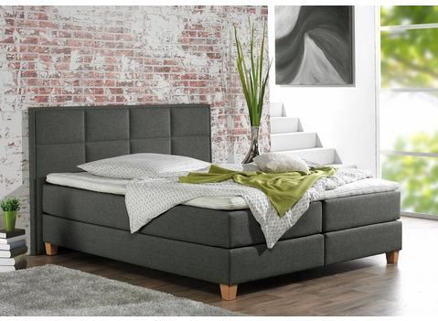 Home affaire Boxspringbett "Casey", in 5 Breiten, 3 Ausführungen, 2 Härtegraden, Steppung, Topper