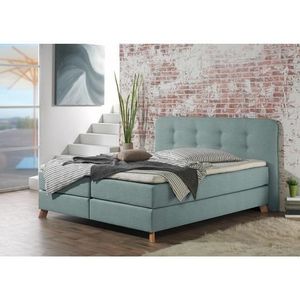 Home affaire Boxspringbett »Cecina«, in 5 Breiten, 3 Ausführungen, 2 Härtegrade, Knopfheftung, Topper