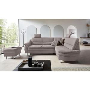 Places of Style Ecksofa »Cardoso L-Form«, Federkern, wahlweise mit Bett, Schubkasten