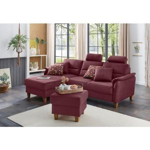Home affaire Ecksofa »Palmera L-Form«, Federkern, wahlweise mit Bettfunktion und mit/ohne Bettkasten