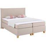 Home affaire Boxspringbett "Houssay", inkl. Topper, 5 Breiten, 2 Härtegraden auch in Überlänge 220 cm
