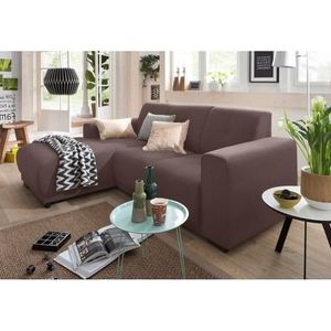 Home affaire Ecksofa »Langeland L-Form«, incl. 2 Zierkissen, Recamiere wahlweise links oder rechts