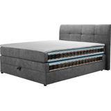 Home affaire Boxspringbett "Finja", besonders komfortable Liegehöhe, mit praktischem Bettkasten