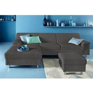 INOSIGN Ecksofa »Jamie, modern und elegant, Fußhöhe 9cm, L-Form,«, wahlweise mit Bettfunktion
