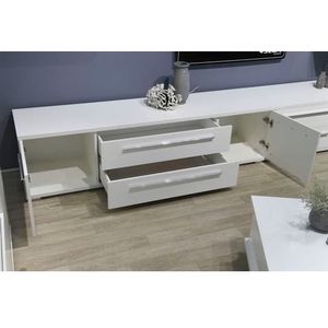 Places of Style Lowboard »Piano TV-Kommode in Breite 165 oder 180 cm mit Soft-Close-Funktion«, Hochglanz UV-lackiert, Br 180 cm mit versch. Tür- und Schubkastenmaße