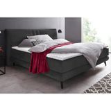 Places of Style Boxspringbett "Skien", incl. Kaltschaumtopper, 2 Härtegrade, 3 Ausführungen
