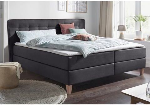 Home affaire Boxspringbett "Ascola", incl. Topper, 5, Breiten, 3 Ausführungen, 2 Härtegrade