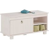 Home affaire Schuhbank »Indra«, aus massiver Kiefer, FSC®, Breite 90 cm, dezentes Ornament