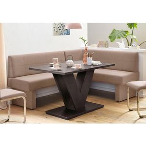 Hoekbank - Cappuccino - Stof - 152 cm Breedte - 202 cm Diepte - 89 cm Hoogte