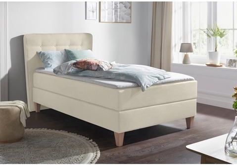Home affaire Boxspringbett "Ascola", incl. Topper, 5, Breiten, 3 Ausführungen, 2 Härtegrade