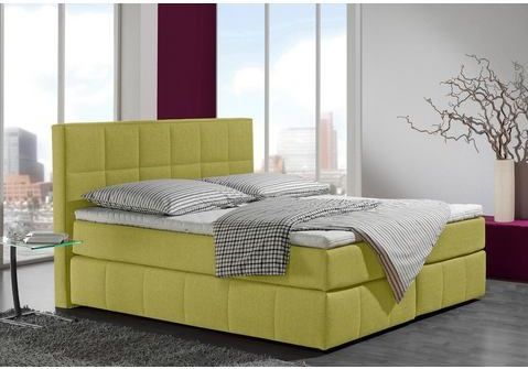 INOSIGN Boxspringbett "Casano", mit feiner Steppung, in 3 Matratzenarten, 2 Härtegraden und 5 Farben