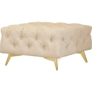 Leonique Hocker Glynis luxueuze capitonnage, moderne chesterfield look, kleur van de poten ter keuze