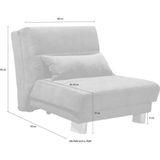 INOSIGN Schlafsofa "Gina", mit einem Handgriff vom Sofa zum Bett