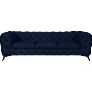 Leonique Chesterfield-bank Glynis luxueuze capitonnage, moderne chesterfield look, kleur van de poten ter keuze