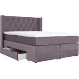 Places of Style Boxspringbett »Elegance«, mit schöner Knopfheftung, in den Härtegraden H2 & H3, inkl. Schubladen