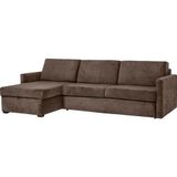 Places of Style Schlafsofa "GOLDPOINT Ecksofa 264 cm, Liegefläche (140/200cm), L-Form,", Bettfunktion, Bonell-Federkernmatratze und Dauerschläfer-Funktion