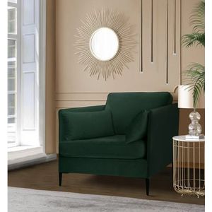 Leonique Fauteuil Light inclusief losse sierkussens, met smalle armleuningen en telescooppoten