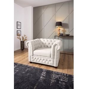 Home affaire Chesterfield-fauteuil New Castle hoogwaardige capitonnage, bxdxh: 104x86x72 cm