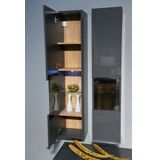 Places of Style Glasvitrine Onyx hochwertig UV lackiert, mit Soft-Close-Funktion