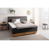 OTTO products Boxspringbett, LED-Beleuchtung, mit zertifizierten, recycelten Bezugsstoffen