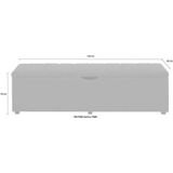 Places of Style Hockerbank "Checked", mit Stauraum, Breite 120 cm und 160 cm, als Bettbank geeignet