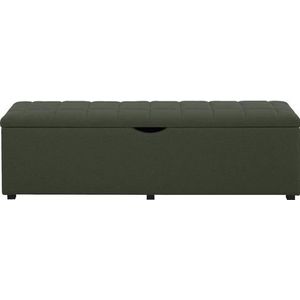 Places of Style Hockerbank Checked met bergruimte, breedte 120 cm en 160 cm, als bedbank te gebruiken