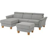 Home affaire Ecksofa Conville L-Form, Federkern, wahlweise mit Bettfunktion und Bettkasten bzw. Stauraum