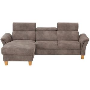 Home affaire Ecksofa »Conville L-Form«, Federkern, wahlweise mit Bettfunktion und Bettkasten bzw. Stauraum