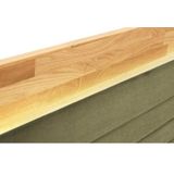 Places of Style Boxspringbett »Cup«, mit LED-Beleuchtung, Massivholzrahmen und Topper, in 2 Härtegraden