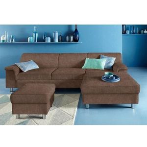INOSIGN Hoekbank Jamie, modern en elegant, voethoogte 9cm, L-vorm