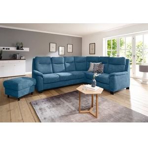 Home affaire Ecksofa "Boccaccio L-Form", mit Federkern, incl. Kopfteilverstellung, wahlweise Bettfunktion