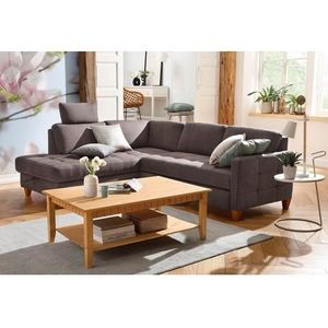 Home affaire Ecksofa "Earl L-Form", wahlweise auch mit Bettfunktion oder Bettfunktion mit Bettkasten
