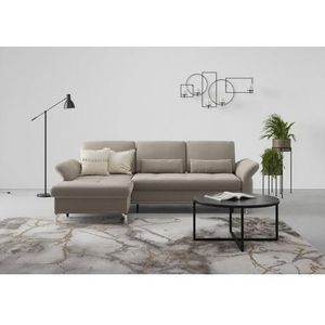 INOSIGN Ecksofa »Palm Beach L-Form«, Federkern, mit Sitztiefenverstellung, wahlweise mit Bettfunktion