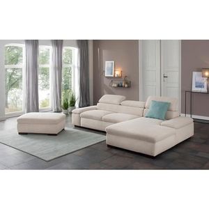Home affaire Ecksofa »Alberto L-Form«, mit Kopfteilverstellung, wahlweise mit Bettfunktion