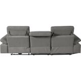 Places of Style Ecksofa »Kilado, L-Form,«, mit Relaxfunktion, verstellbarer Armlehne, Kopfteilverstellung