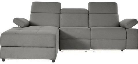 Places of Style Ecksofa »Kilado, L-Form,«, mit Relaxfunktion, verstellbarer Armlehne, Kopfteilverstellung