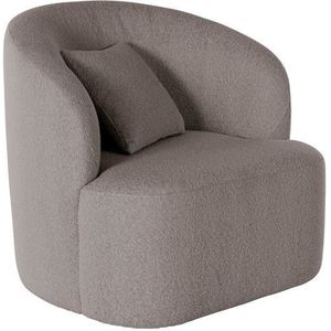 LeGer Home by Lena Gercke Draaibare fauteuil Dilara afgeronde rugleuning en front, in 3 stofkwaliteiten