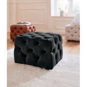 Guido Maria Kretschmer Home&Living Polsterhocker »Kalina«, mit klassischer Chesterfield-Knopfheftung, passend zur Serie ""Kalina