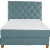 Guido Maria Kretschmer Home&Living Boxspringbett "Harmones hoch", in 3 Breiten, Härtegrad auch im Mix mit je 1 Matratze in H2 und H3