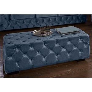 Guido Maria Kretschmer Home&Living Hocker Kalina met klassieke chesterfield-capitonnage