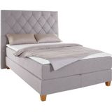 Guido Maria Kretschmer Home&Living Boxspringbett "Harmones hoch", in 3 Breiten, Härtegrad auch im Mix mit je 1 Matratze in H2 und H3