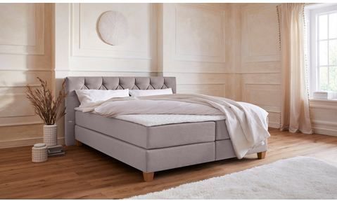 Guido Maria Kretschmer Home&Living Boxspringbett "Harmones", in 3 Breiten, Härtegrad auch im Mix mit je 1 Matratze in H2 und H3
