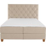 Guido Maria Kretschmer Home&Living Boxspringbett "Harmones hoch", in 3 Breiten, Härtegrad auch im Mix mit je 1 Matratze in H2 und H3